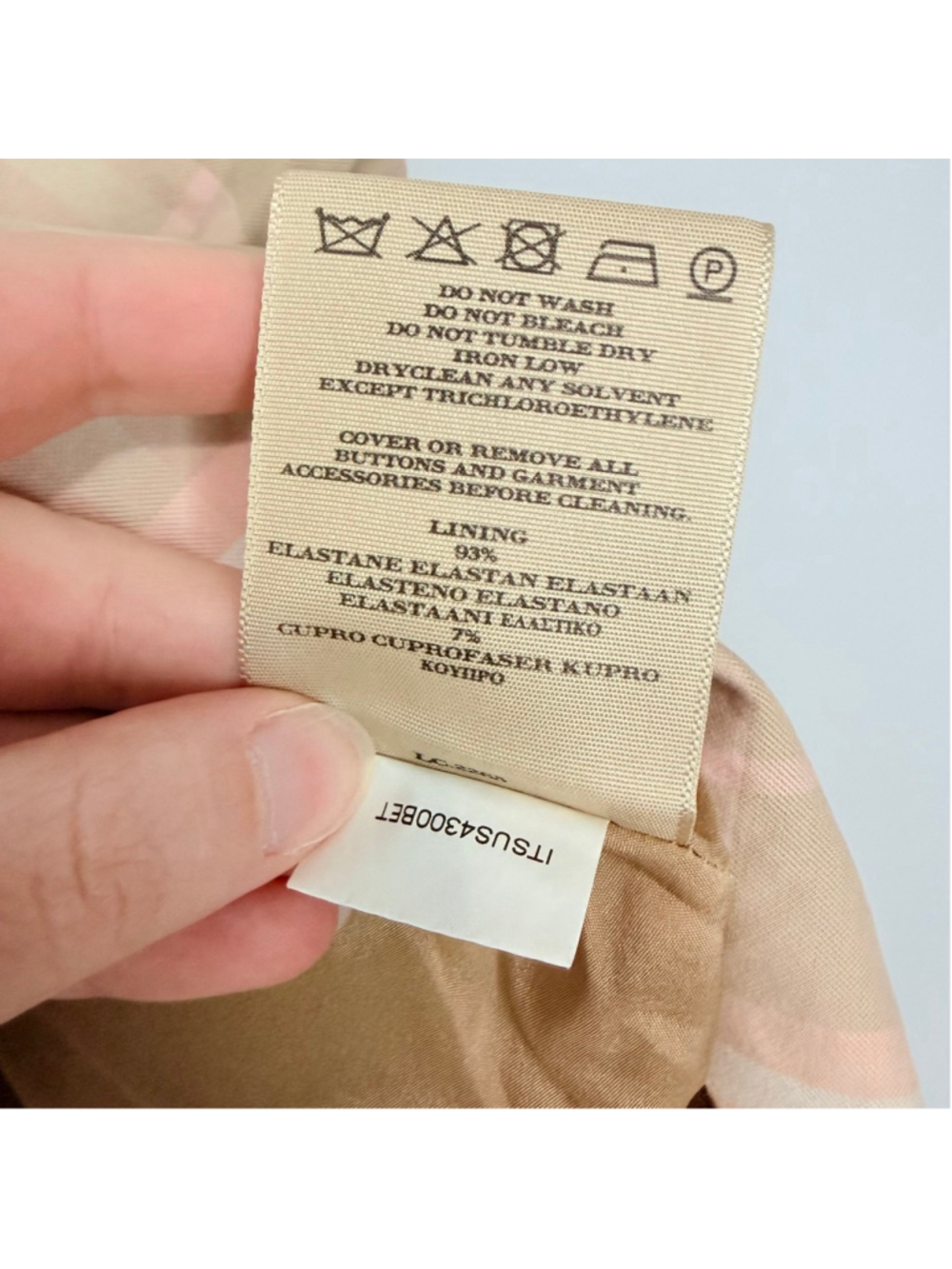 Burberry London Tan Pink Nova Check Plaid A-Line Skirt Women's Size 8 Heritage - Picture 8 of 9